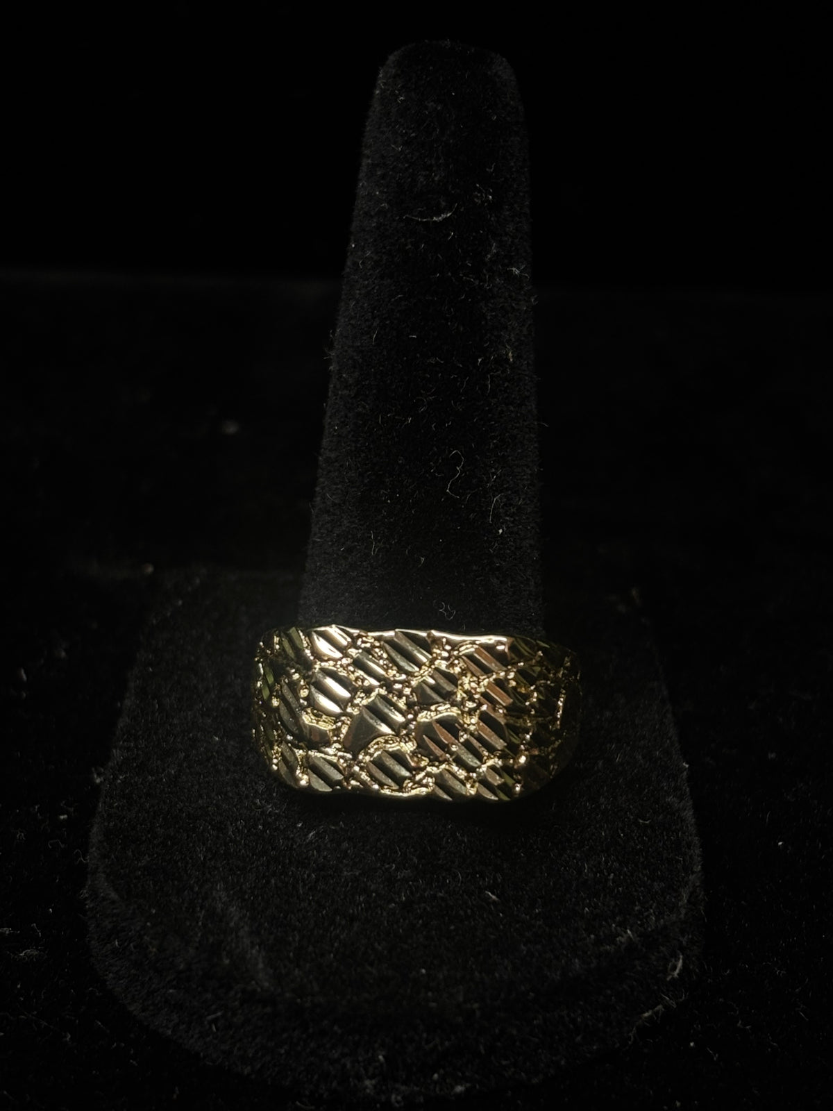 Medium Nugget Ring (14K) Gold-Plated