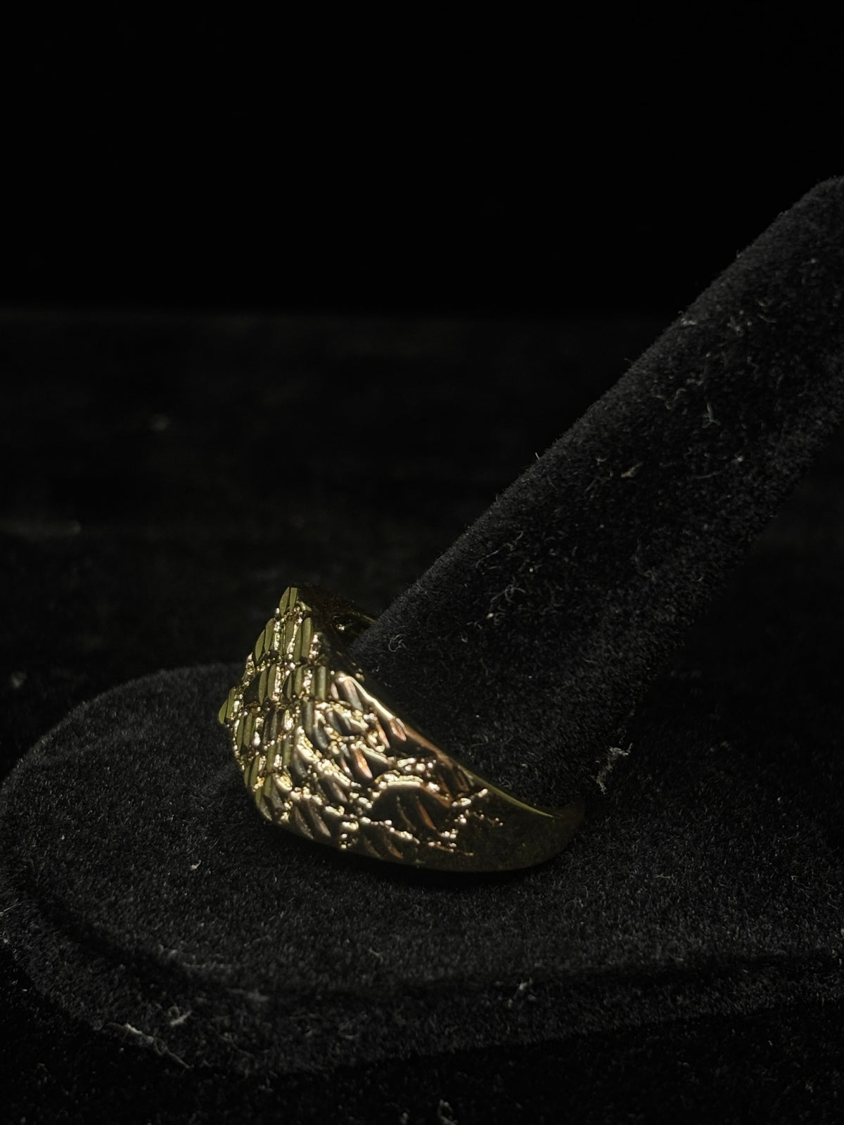 Medium Nugget Ring (14K) Gold-Plated