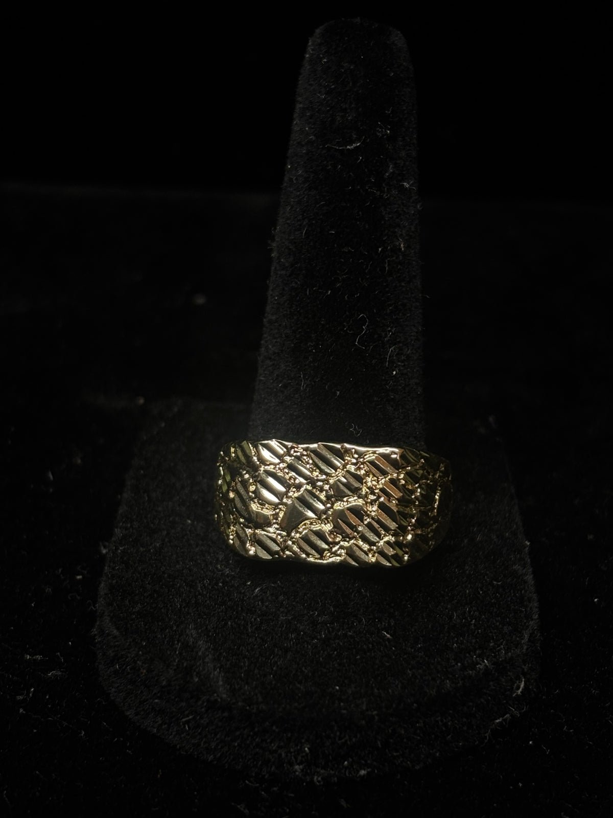 Medium Nugget Ring (14K) Gold-Plated