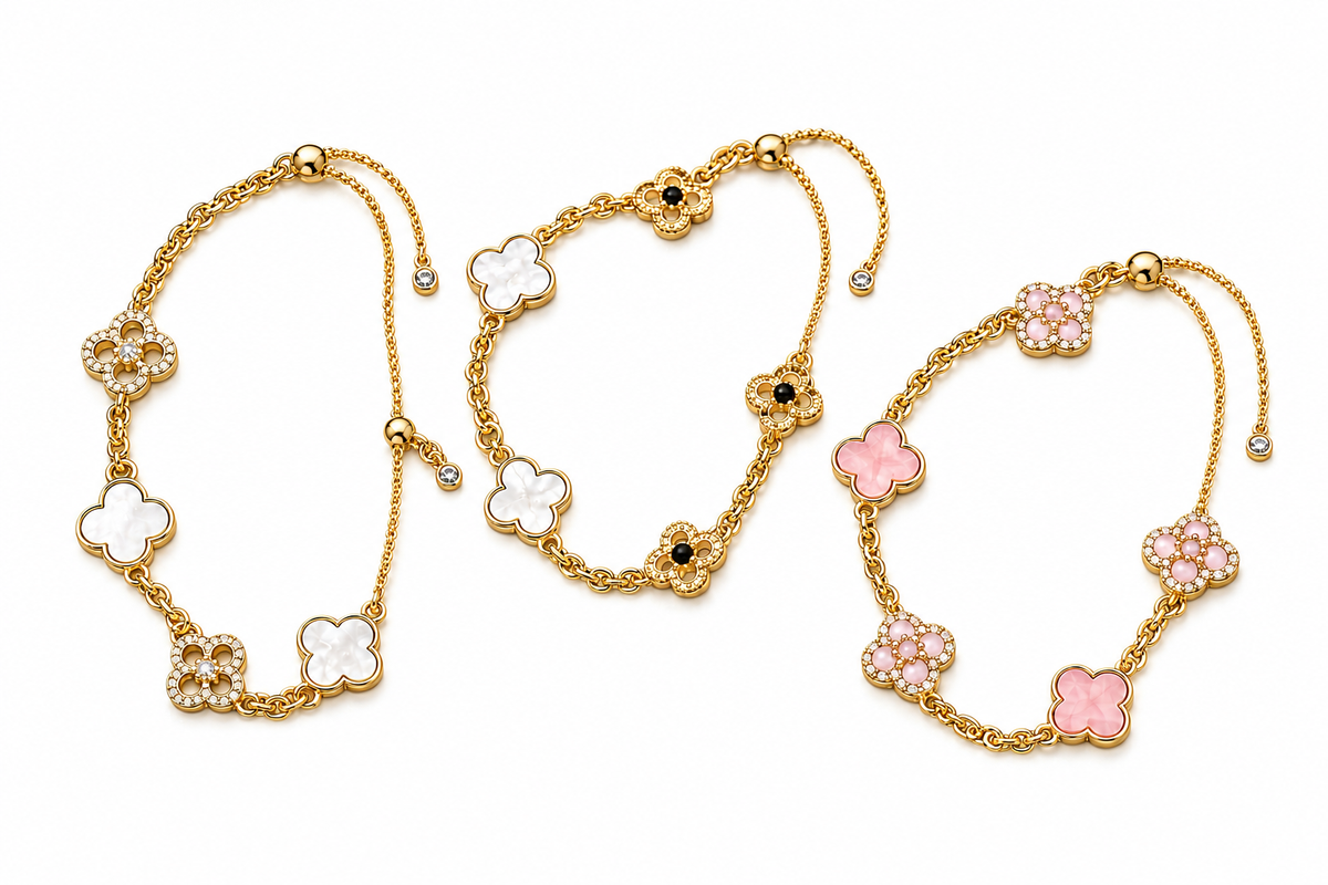 The Lumière Clover Bracelet
