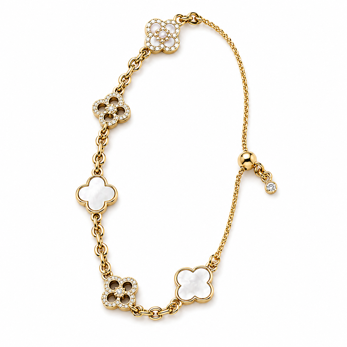 The Lumière Clover Bracelet