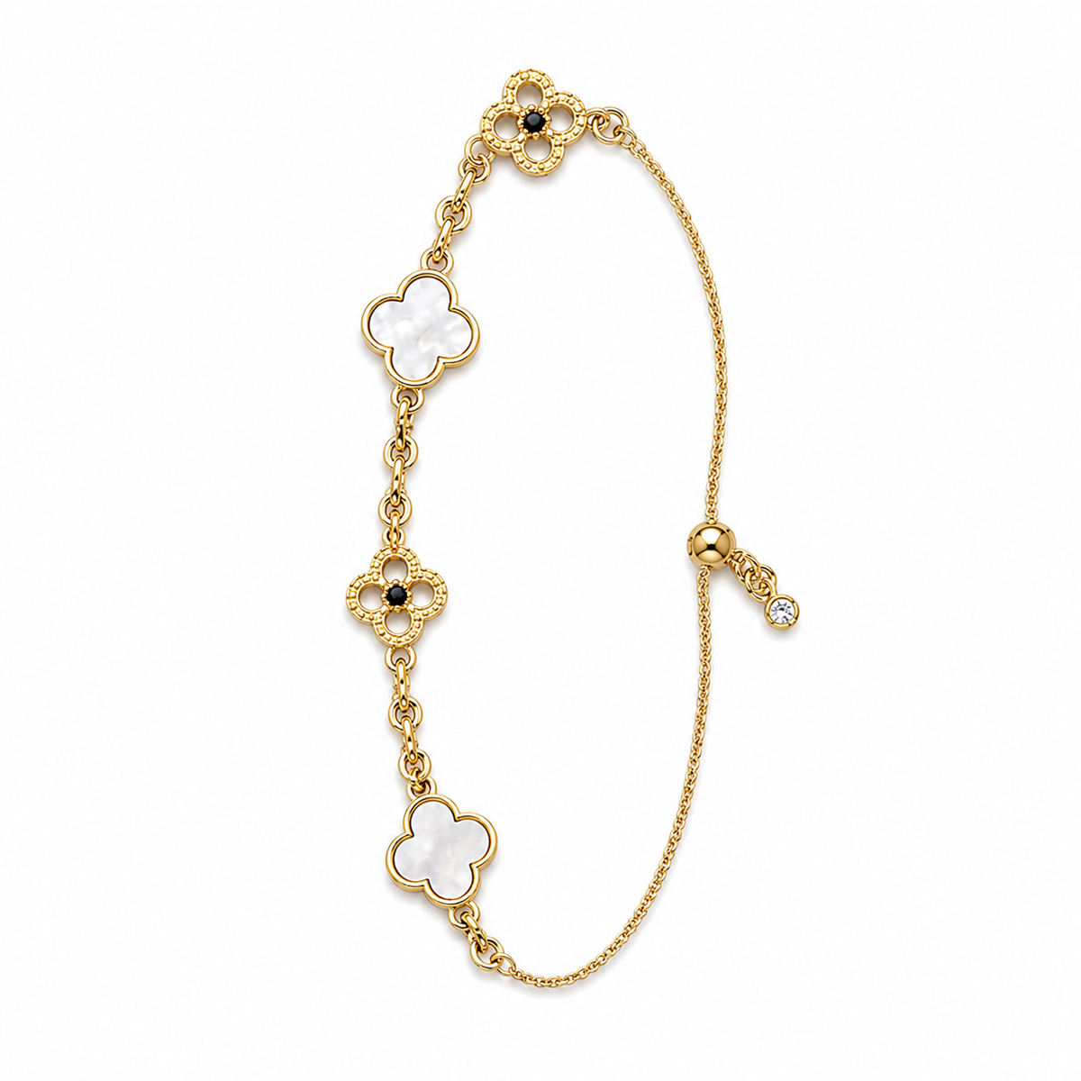 The Lumière Clover Bracelet