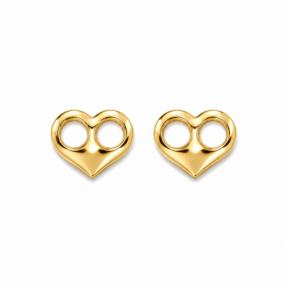 Heart Shaped Gucci link Earrings